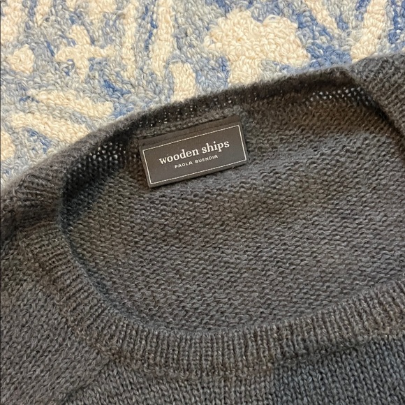 Wooden Ships Charcoal 'Football Mom' Knit Sweater - Picture 3 of 3